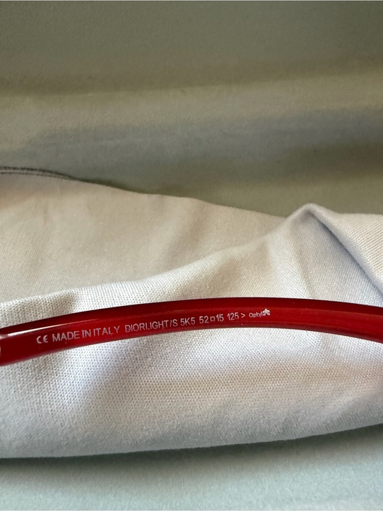Vintage Y2K Dior Red Diorlight Sunglasses main image 5